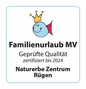 Das Naturerbe Zentrum Rügen erhält erneut das Qualitätssiegel Familienurlaub MV- Geprüfte Qualität.